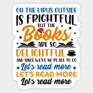 Bookish Christmas Gift Sticker